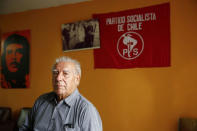 REFILE - CORRECTING DATE OF PICTURE Chilean Adriel Seguel, 76, poses for a picture at his office in Caracas December 17, 2014. REUTERS/Carlos Garcia Rawlins