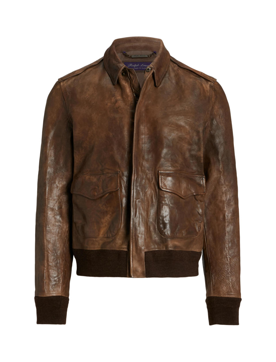 Ralph Lauren - Ridley Leather Bomber Jacket