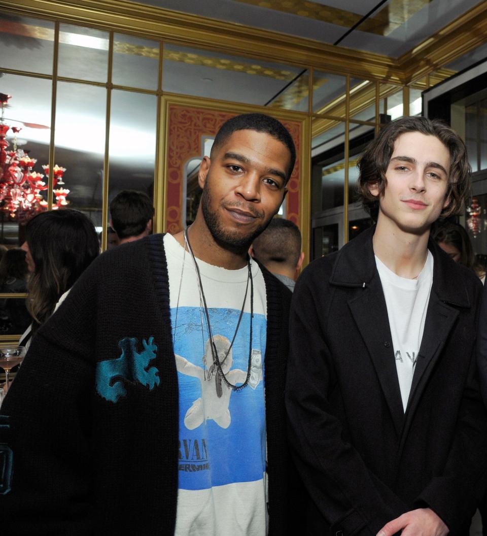 Kid Cudi and Timothée Chalamet