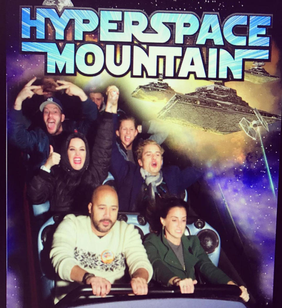 Riding Hyperspace Mountain