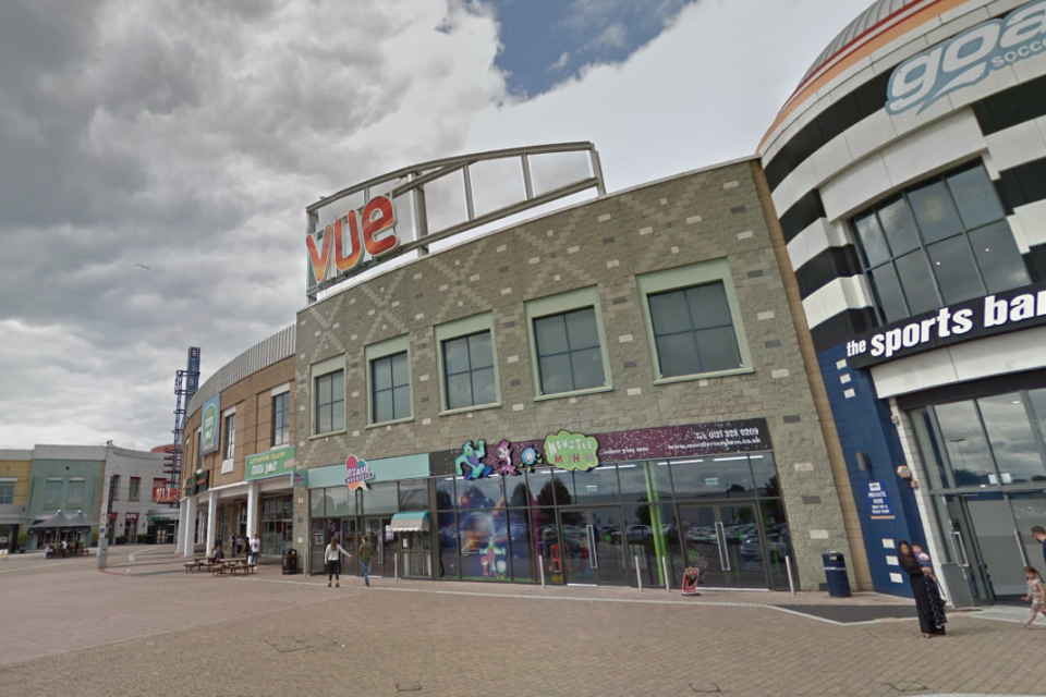 Cinema: The incident happened at the Vue in Birmingham