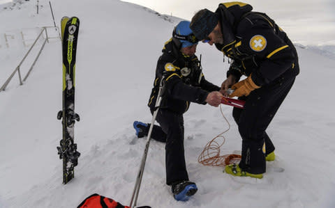 Val Thorens ski patrol  - Credit: PHILIPPE DESMAZES/AFP/Getty Images