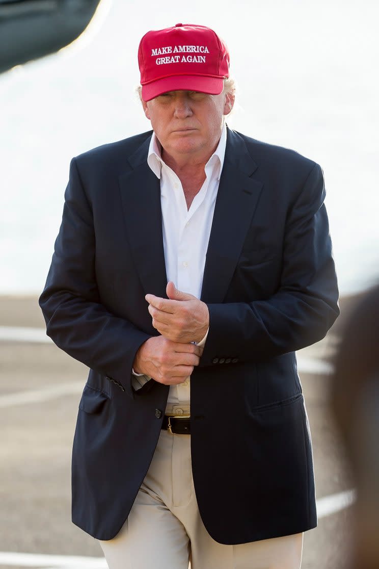 Donald Trump in New York City in August 2015. (Photo: Getty Images)