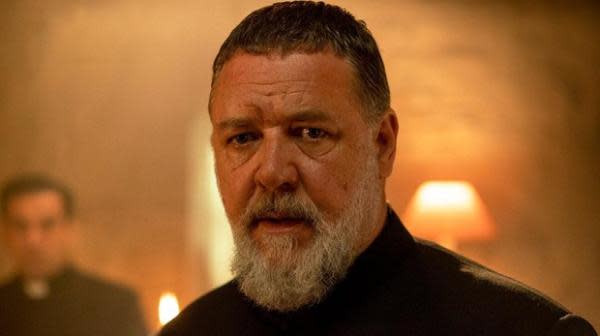 Russell Crowe en 'El Exorcista del Papa' (imagen: Sony Pictures)