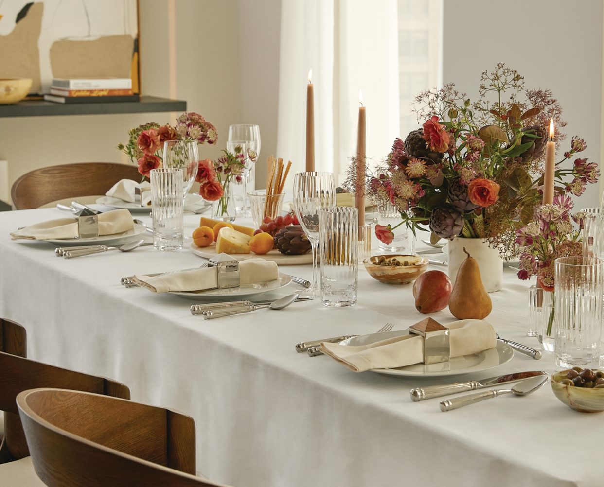  A US-style tablescape. 