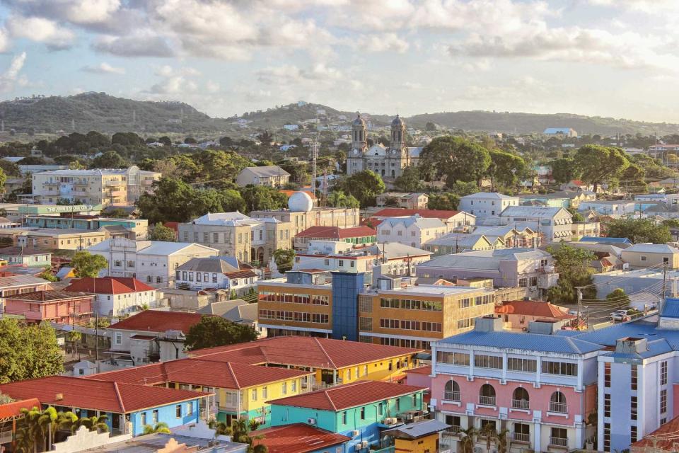 St John's, the capital of Antigua island