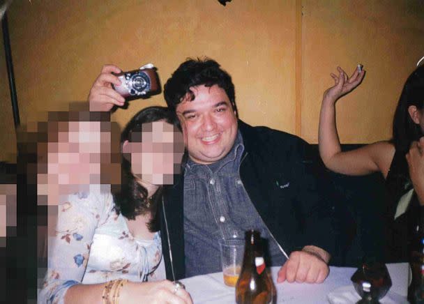 PHOTO: Jane Doe with Horatio Sanz inside Barolo at the SNL after-party after midnight on May 11, 2002. (Obtained by ABC News)