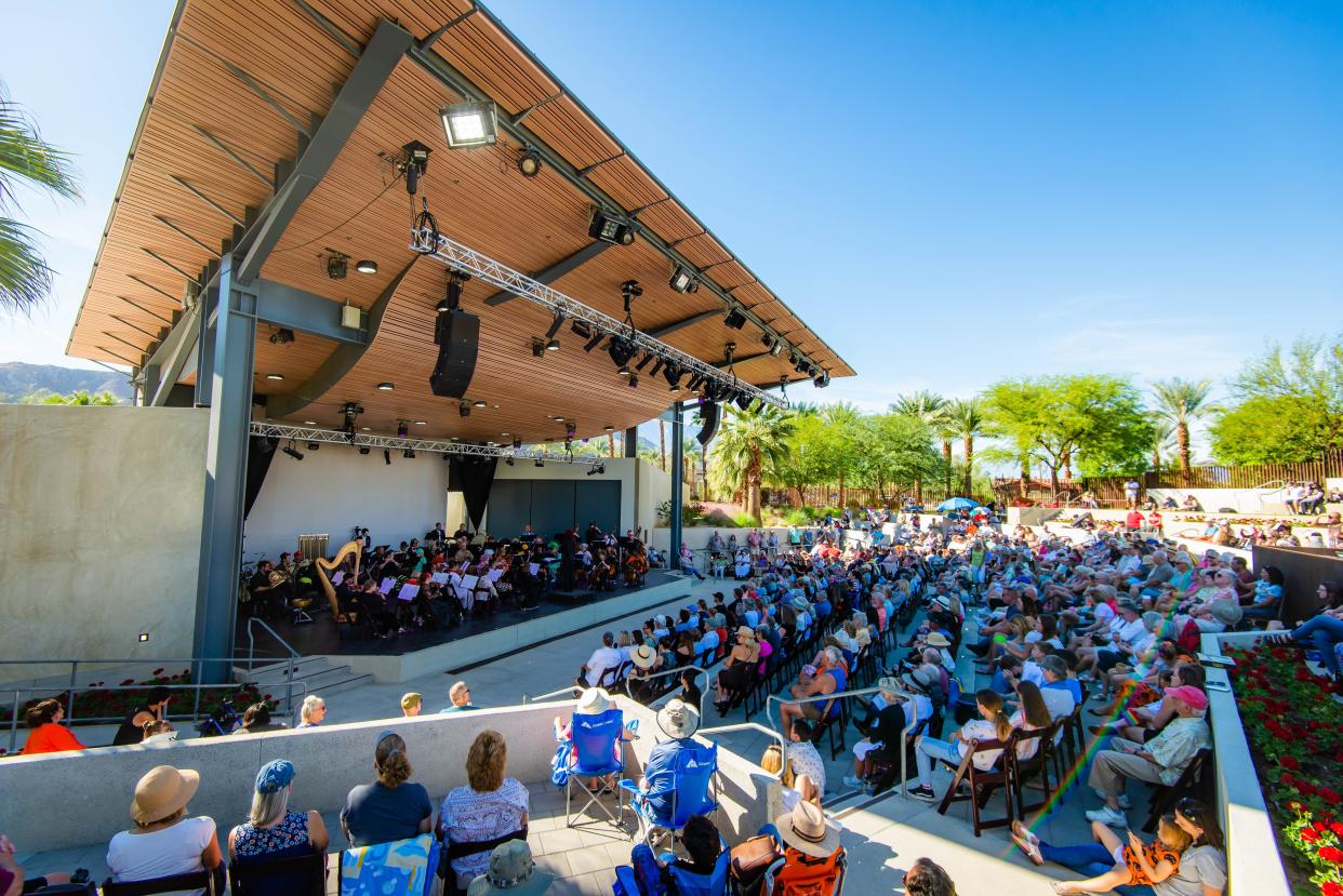 The four Coachella Valley Symphony concerts of the 2022-23 season will be performed at the 1,000-plus-seat Rancho Mirage Amphitheater.