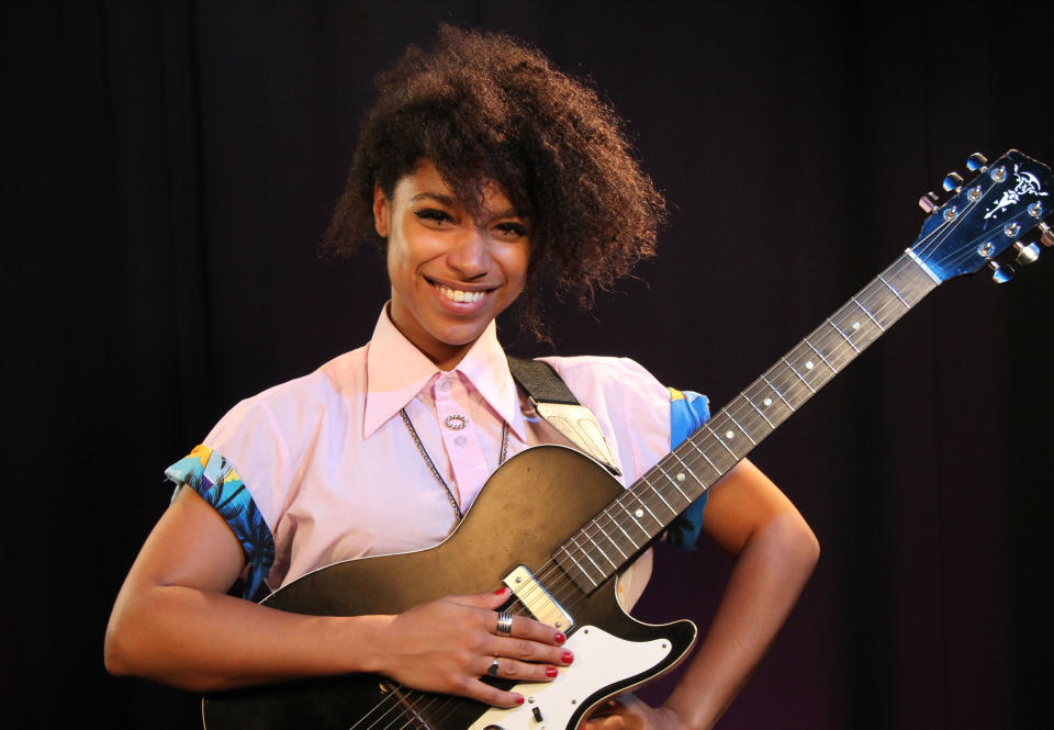 This Aug. 3, 2012 photo shows British singer Lianne La Havas in New York. La Havas released her debut album, "Is Your Love Big Enough?," in August and she'll join John Legend on tour in October. (AP Photo/John Carucci)