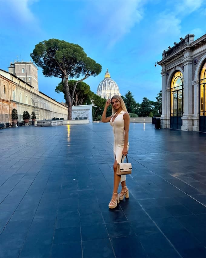 Natalia Almarcha en Roma 