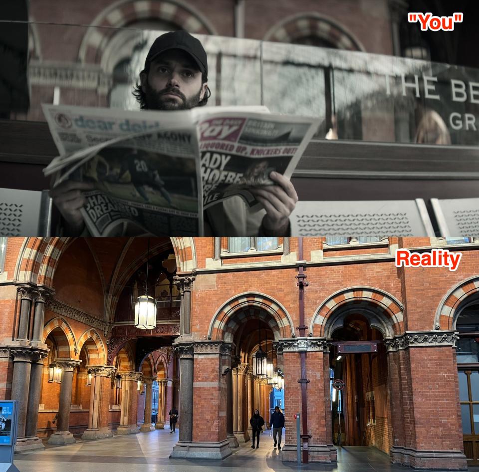 St. Pancras International station is featured in the series.