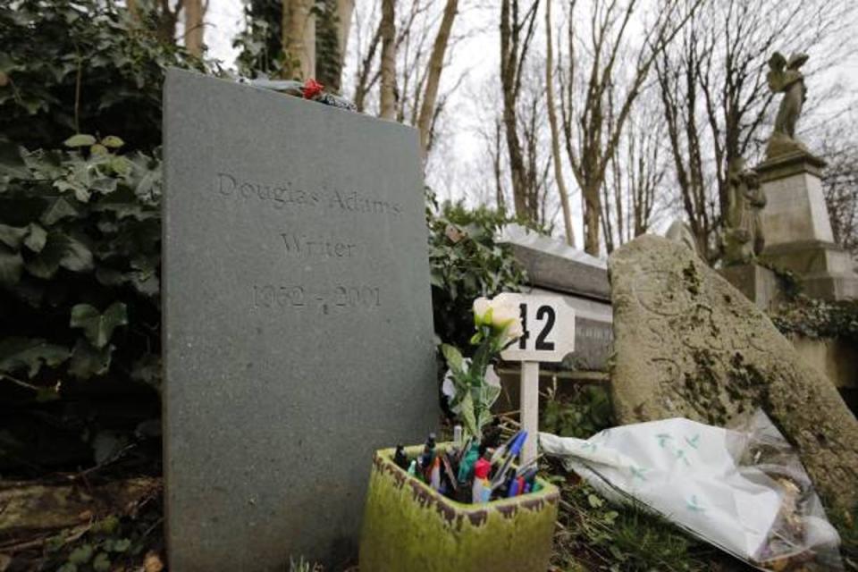 Fans celebrate The Hitchhiker’s Guide to the Galaxy author Douglas Adams annually on May 25. (AFP via Getty Images)