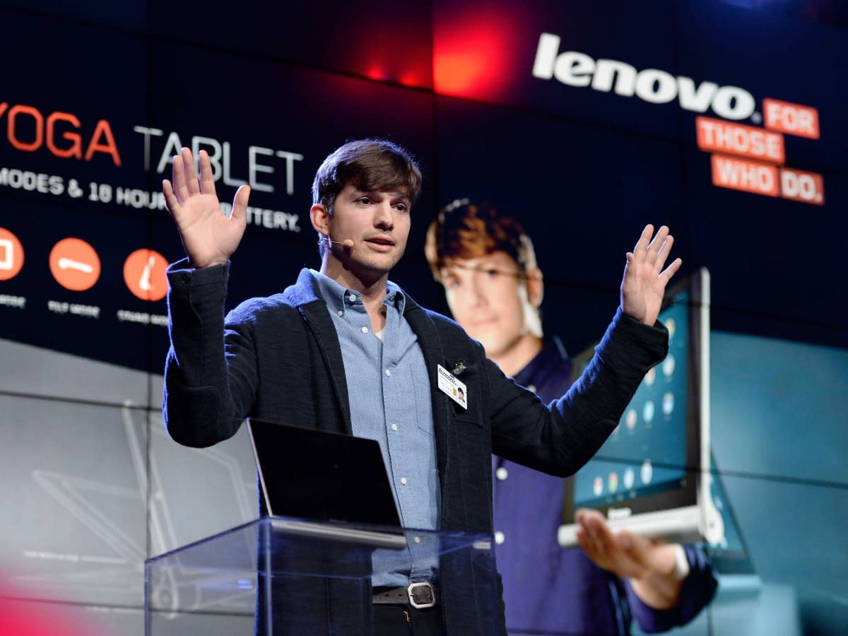 Ashton Kutcher Lenovo