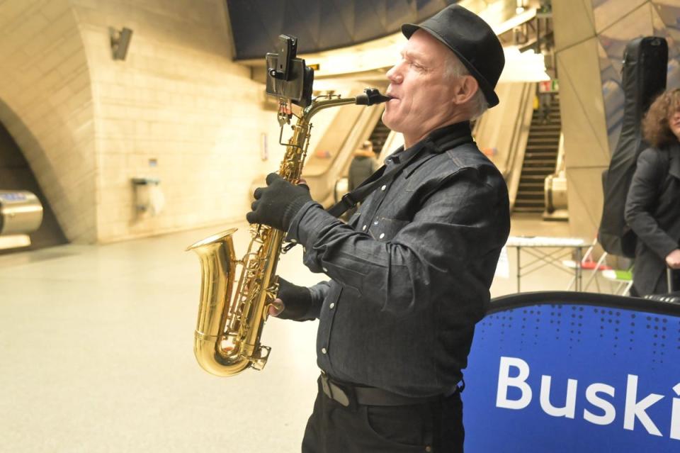 Andrew Bruell played What A Wonderful World by Louis Armstrong (Jeremy Selwyn)