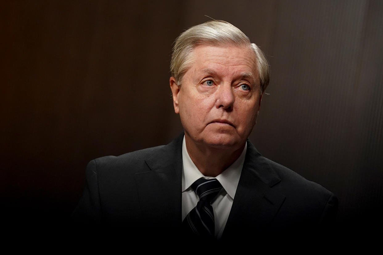 lindsey-graham-testimony - Credit: Stefani Reynolds-Pool/Getty Images