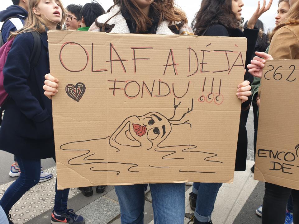 <p>“Olaf a déjà fondu” </p>