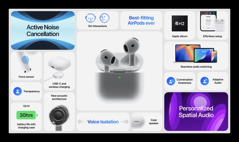 AirPods 4 登場，號稱適合「各種耳型」