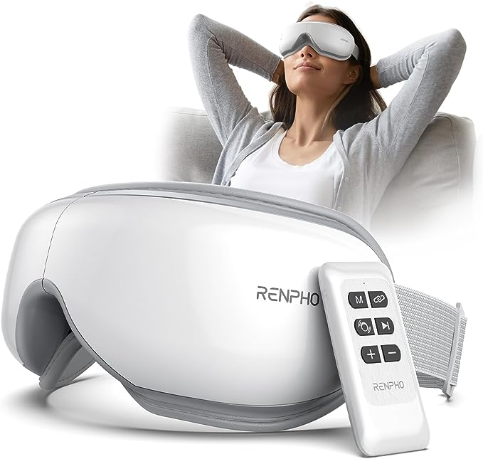 Renpho Eyeris 1, Eye Massager with Heat, Compression. PHOTO: Amazon