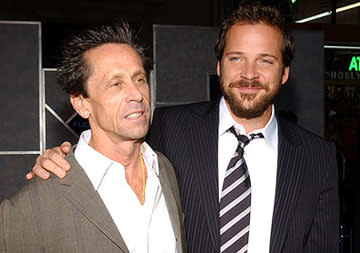 Brian Grazer and Peter Sarsgaard at the LA premiere of Touchstone's Flightplan