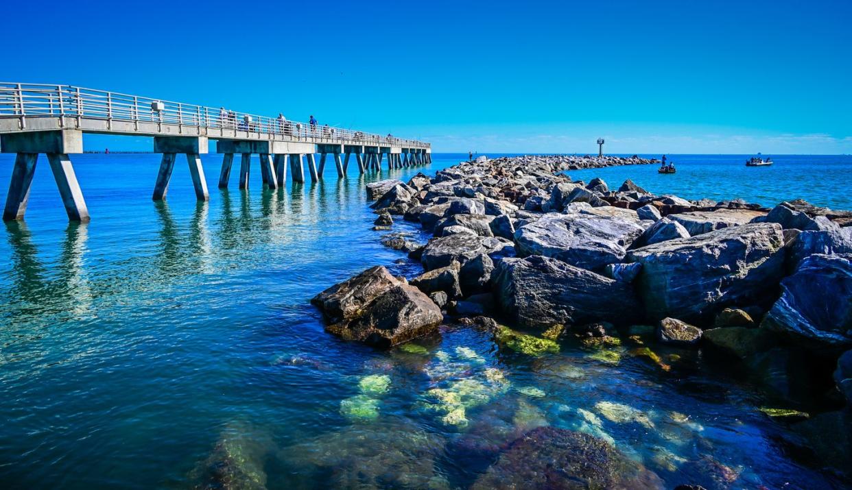 jetty park pier over the atlantic ocean port canaveral fl