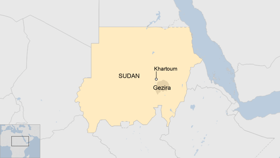 Map of Sudan