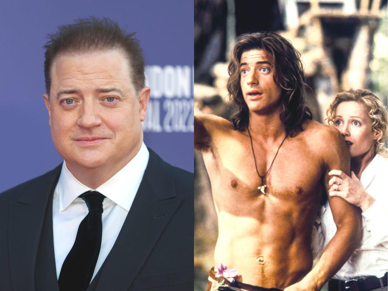 Brendan Fraser said he was so “starved of carbohydrates” while filming the 1997 comedy film “George of the Jungle.”