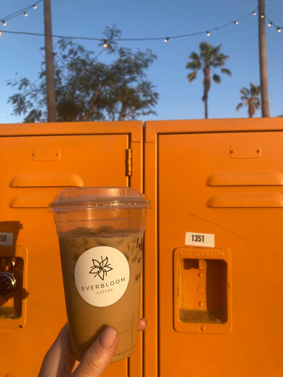 An iced latte from Everbloom.