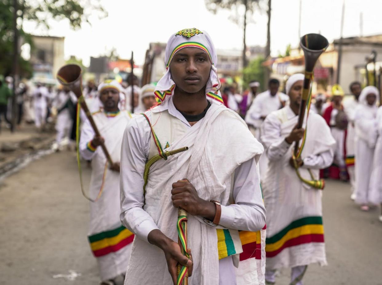 A procession in Addis Ababa, Ethiopia. J. Countess/Getty Images