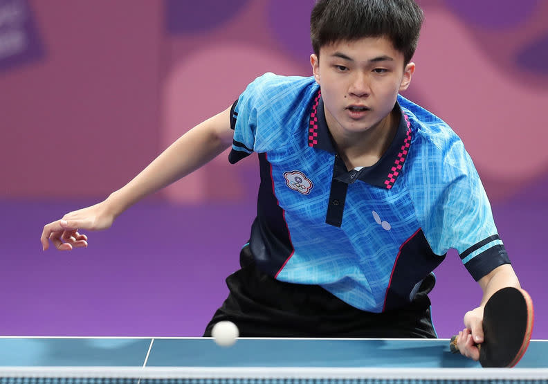 林昀儒被桌球界譽為「桌球神童」。中華奧會提供
