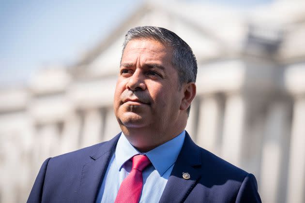 Sen. Ben Ray Lujan (D-N.M.), shown here at an Aug. 2 news conference at the U.S. Capitol, said he offered support to John Fetterman after the Pennsylvanian's stroke. (Photo: Tom Williams/CQ-Roll Call via Getty Images)