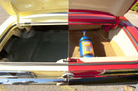 Trunk with factory spec side and nitrous tank