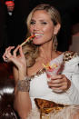 Heidi Klum attends the The Weinstein Company's 2013 Golden Globe Awards after party presented by Chopard, HP, Laura Mercier, Lexus, Marie Claire, and Yucaipa Films held at The Old Trader Vic's at The Beverly Hilton Hotel on January 13, 2013 in Beverly Hills, California.