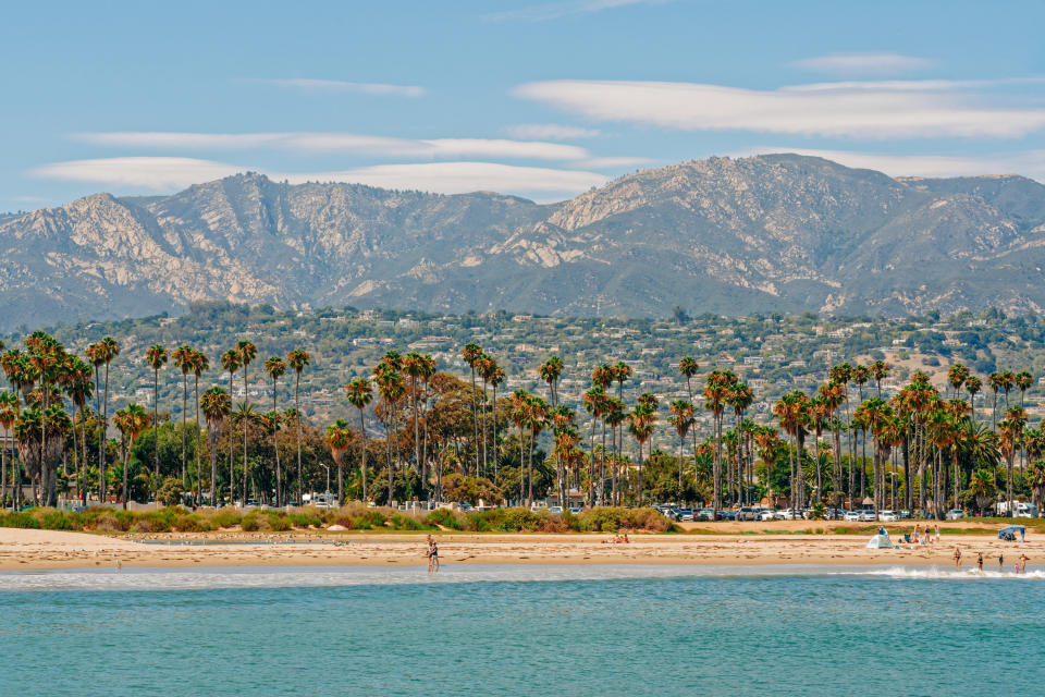 A coastline in Santa Barbara