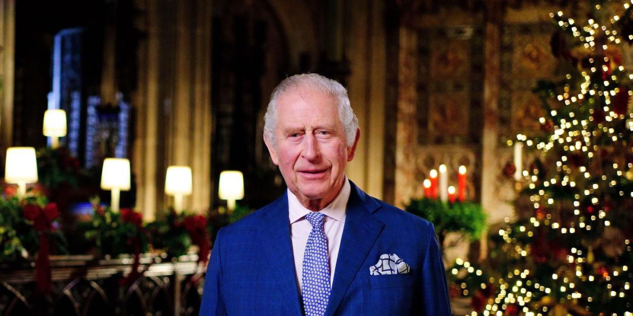 king charles iii delivers his christmas speech for the first time