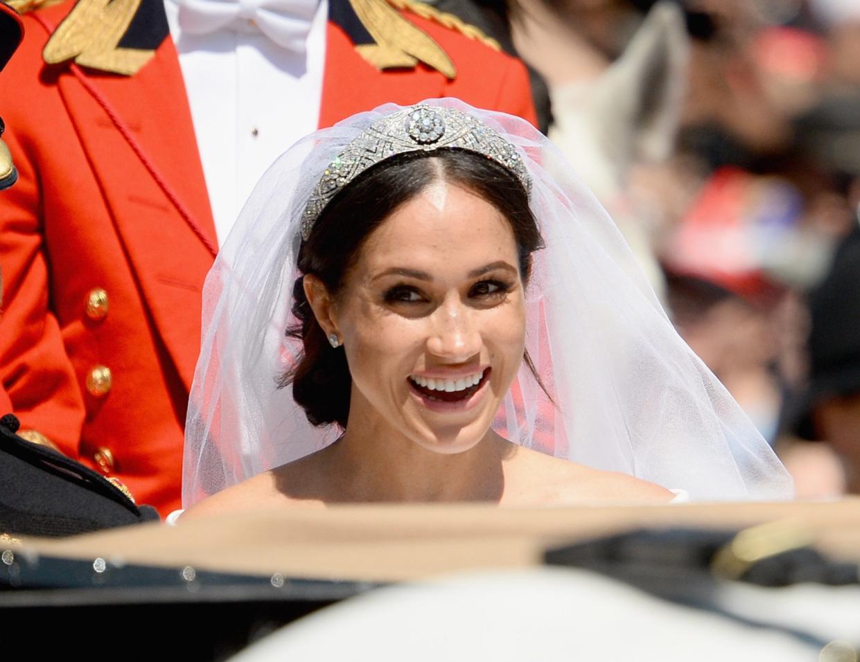 Kate Middleton wears the Cambridge Lover's Knot tiara in December 2016: Eamonn M. McCormack/Getty Images