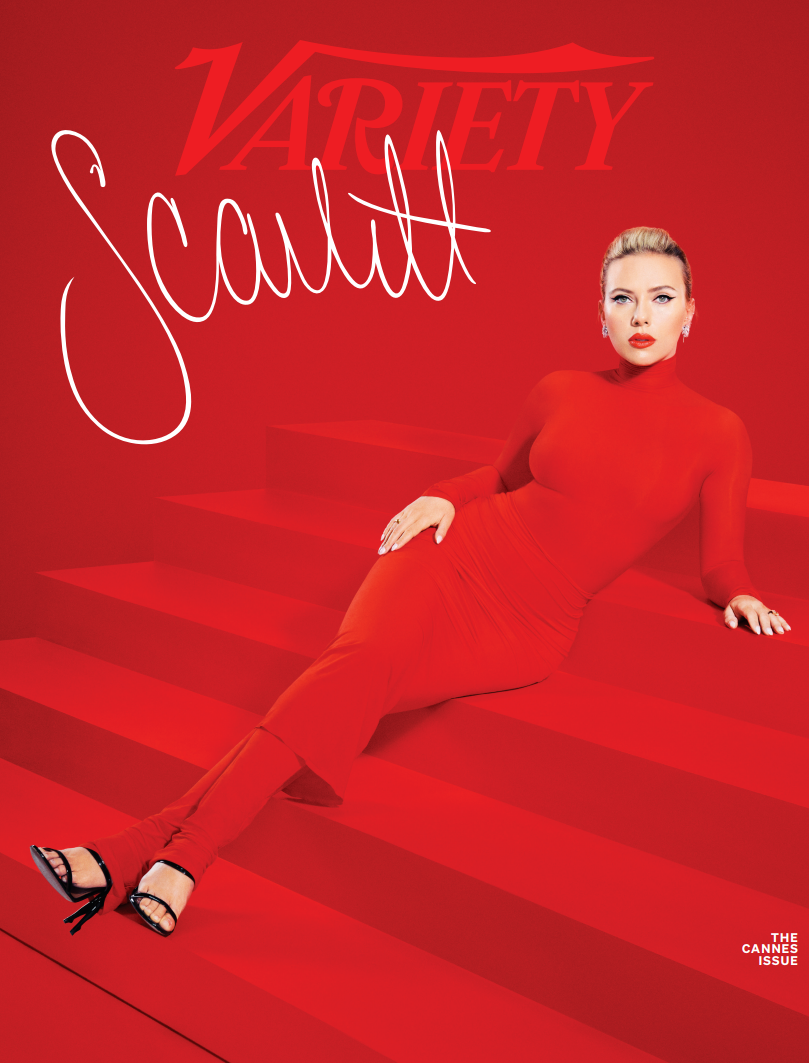 Scarlett Johansson Variety Magazine cover, designed by creative director Haley Kluge