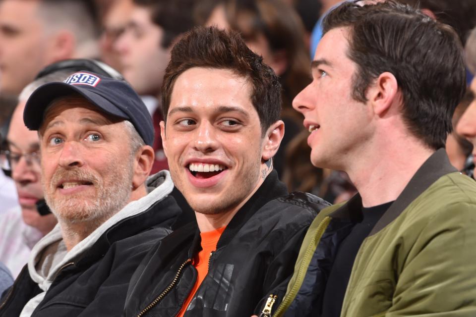 Jon Stewart, Pete Davidson and John Mulaney