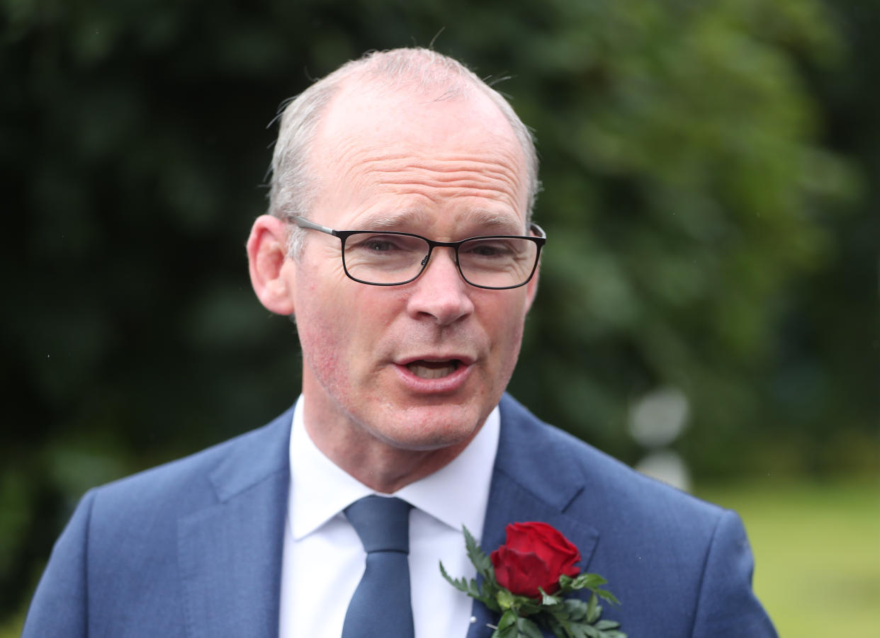 Irish minister for foreign affairs and defence Simon Coveney. Photo: Niall Carson/PA via Getty Images