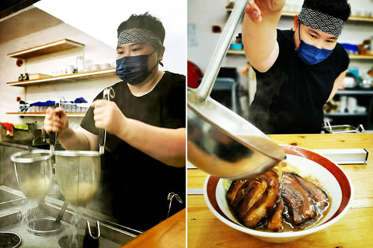 Making ramen is a painstaking and time intensive process.