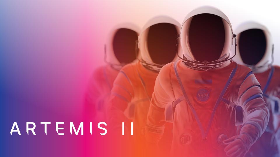 This graphic depicts four astronauts to be assigned to NASA's Artemis II mission, the first crewed flight test on the agency’s path to establishing a long-term scientific and human presence on the lunar surface. Three NASA astronauts will be joined by one astronaut from the Canadian Space Agency.