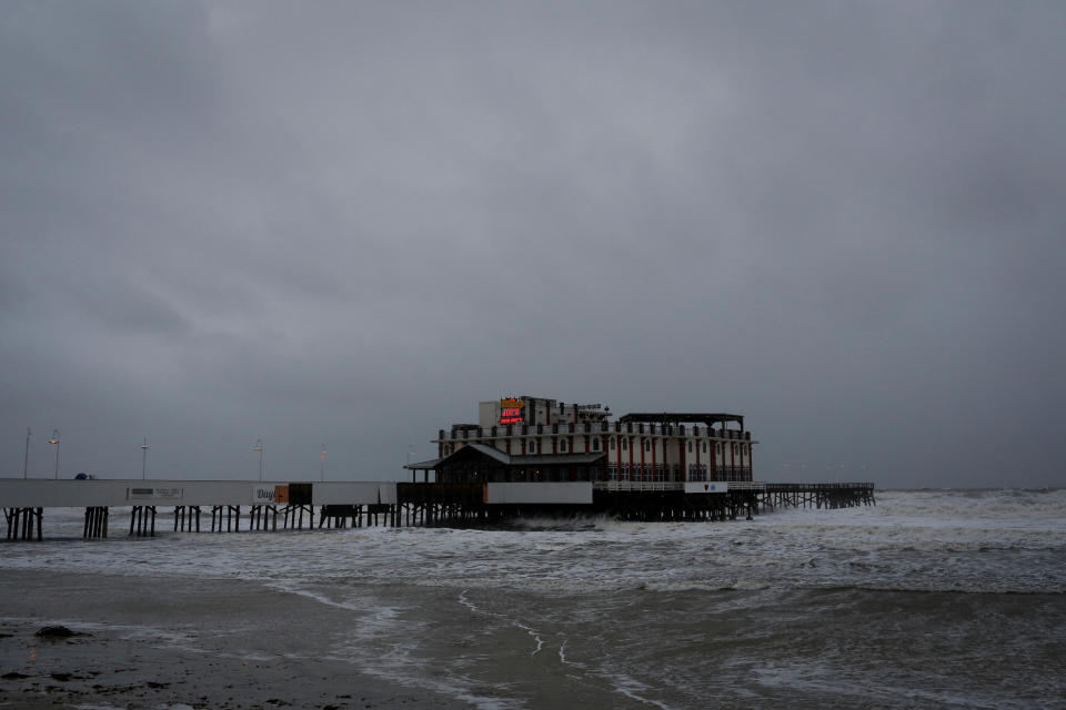 Die neusten Hurrikans haben am Daytona Beach eine kuriose Holzstruktur freigelegt (Symbolbild: REUTERS/Marco Bello)