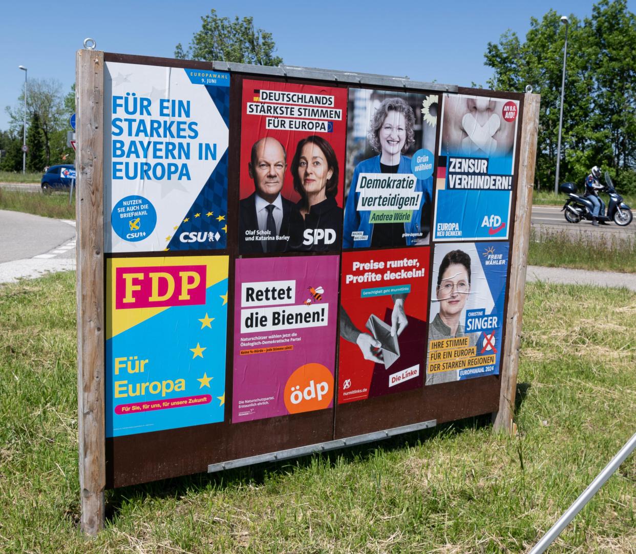 Am 9. Juni ist Europawahl. Die letzten Umfragen versprechen Spannung. - Copyright: Eibner-Pressefoto/Franz Feiner