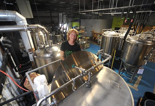 Maureen Fabry is co-owner of CraftRoots Brewing in Milford.