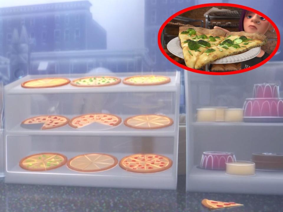 Broccoli pizza Soul Inside Out Soul movie details Pixar Disney 