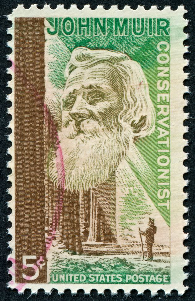 Muir seen on a postage stamp. (Photo: traveler1116 via Getty Images)