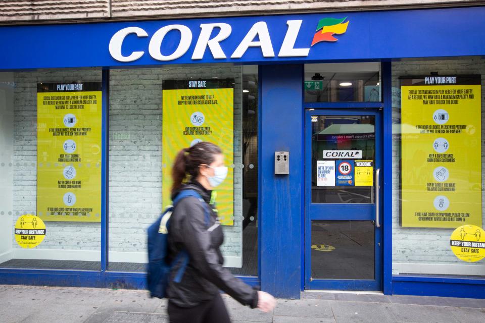 A Coral betting shop in central London (Matt Alexander/PA) (PA Archive)