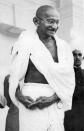 Mohandas Karamchand Gandhi (1869-1948), known as Mahatma (Great Soul), Indian Nationalist leader. (Photo by Ann Ronan Pictures/Print Collector/Getty Images)