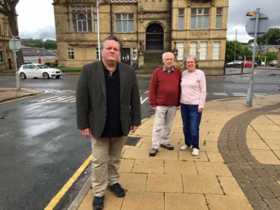 Cleckheaton councillors John Lawson, Andrew Pinnock and Baroness Pinnock (Independent)