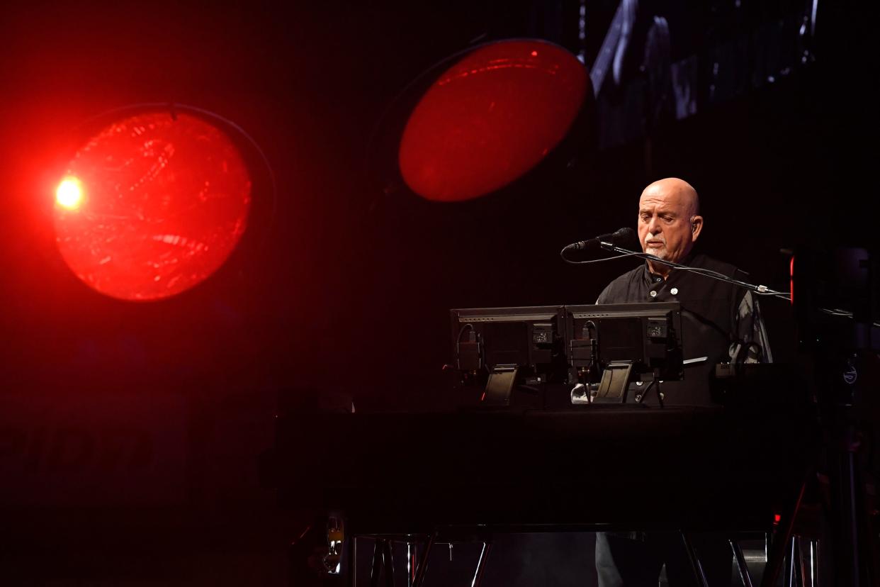 Peter Gabriel performs Sept. 14 at the TD Garden in Boston.