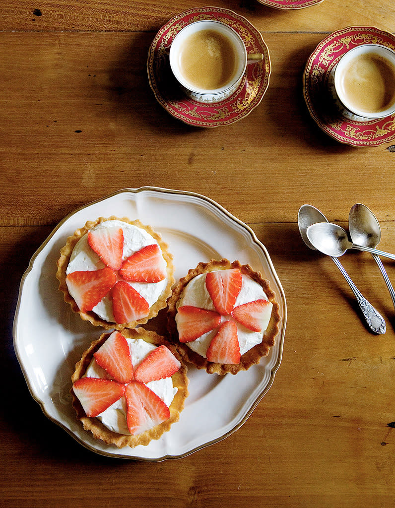 Tartelettes aux fraises et mascarpone de Mimi Thorisson